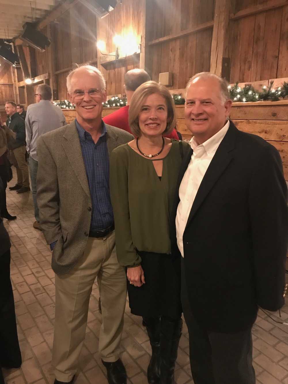 Bob Hawins, Peggy and John Scott of Priority Payments East